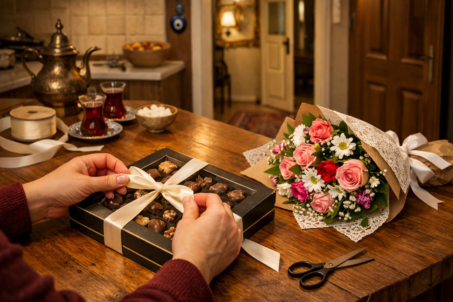 Turkiye'de ev ziyareti hazirligi